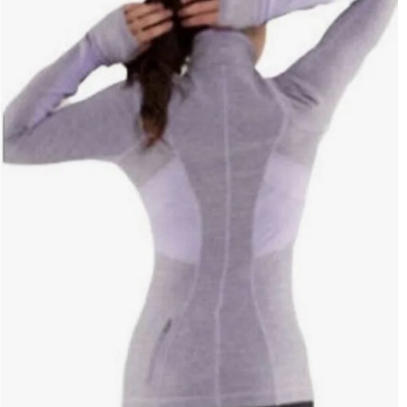 Lululemon Athletica Run Full Tilt Lilac Half zip Pullover - Picture 2 of 11